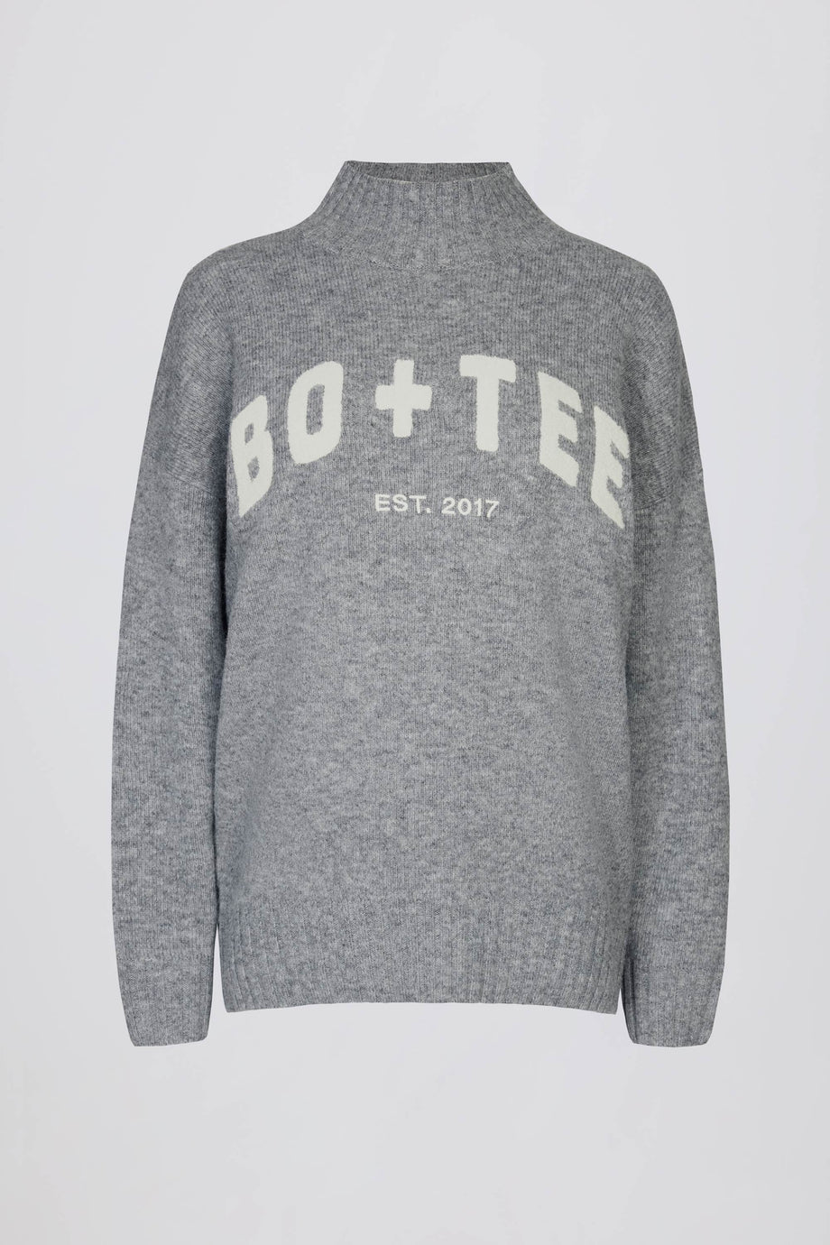 Oversized Knit Jumper in Grey