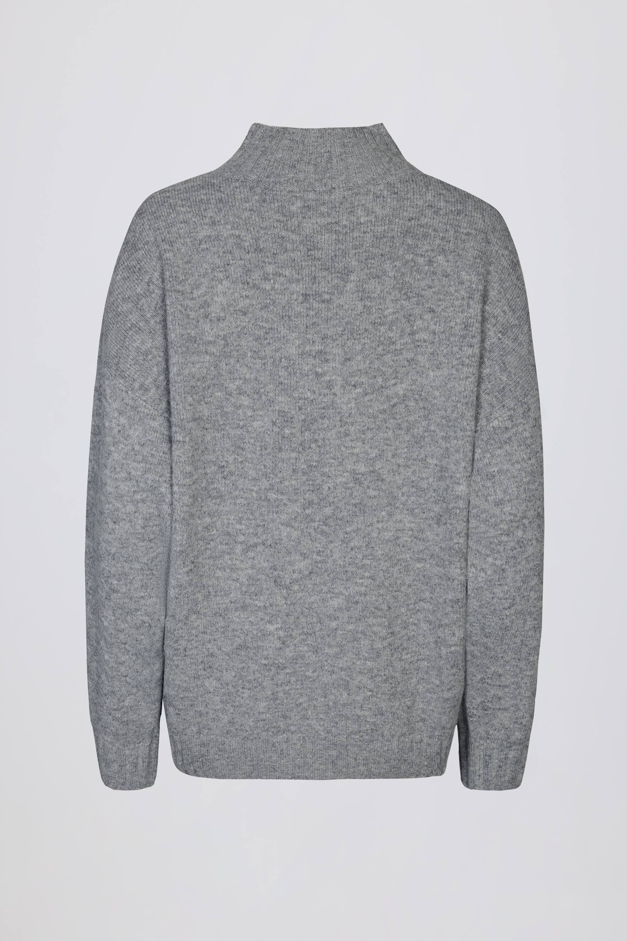 Soft Knit Oversized Jumper in Grey