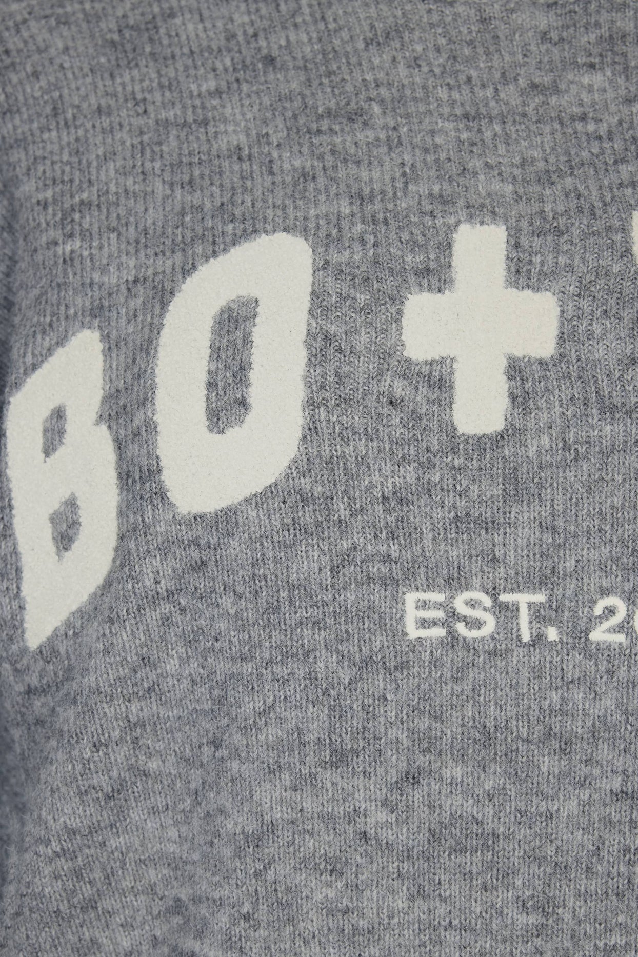 Oversized Knit Jumper in Grey