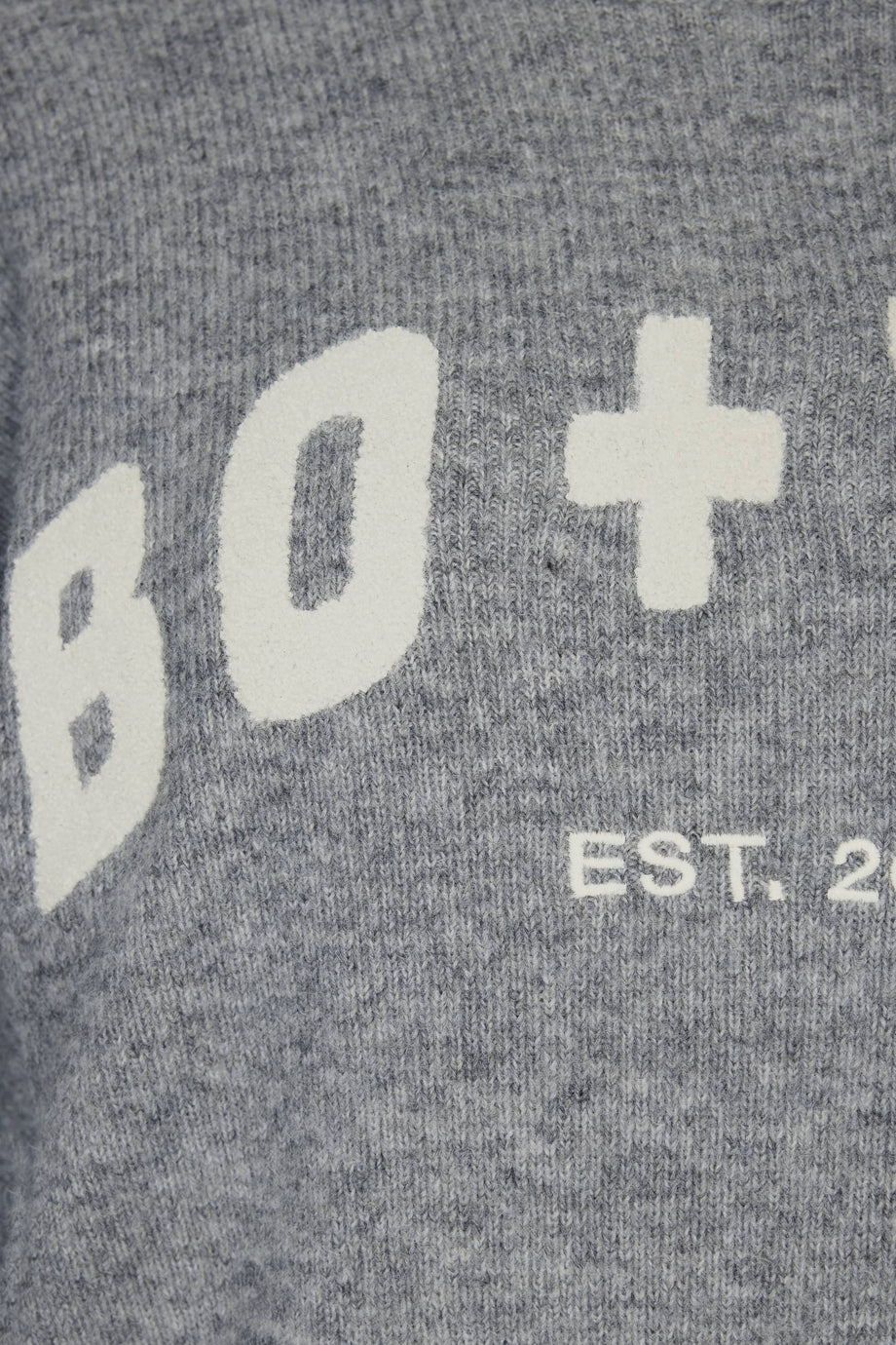 Oversized Knit Jumper in Grey