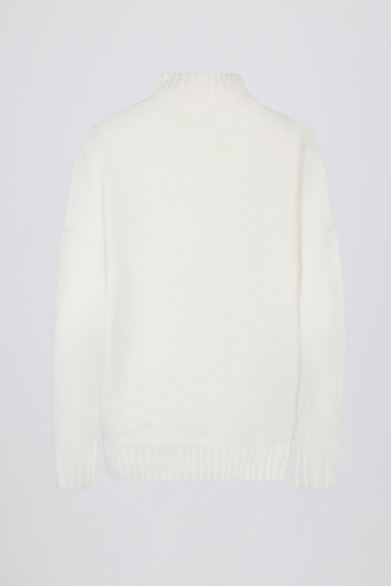 Oversized Knit Jumper in Ivory