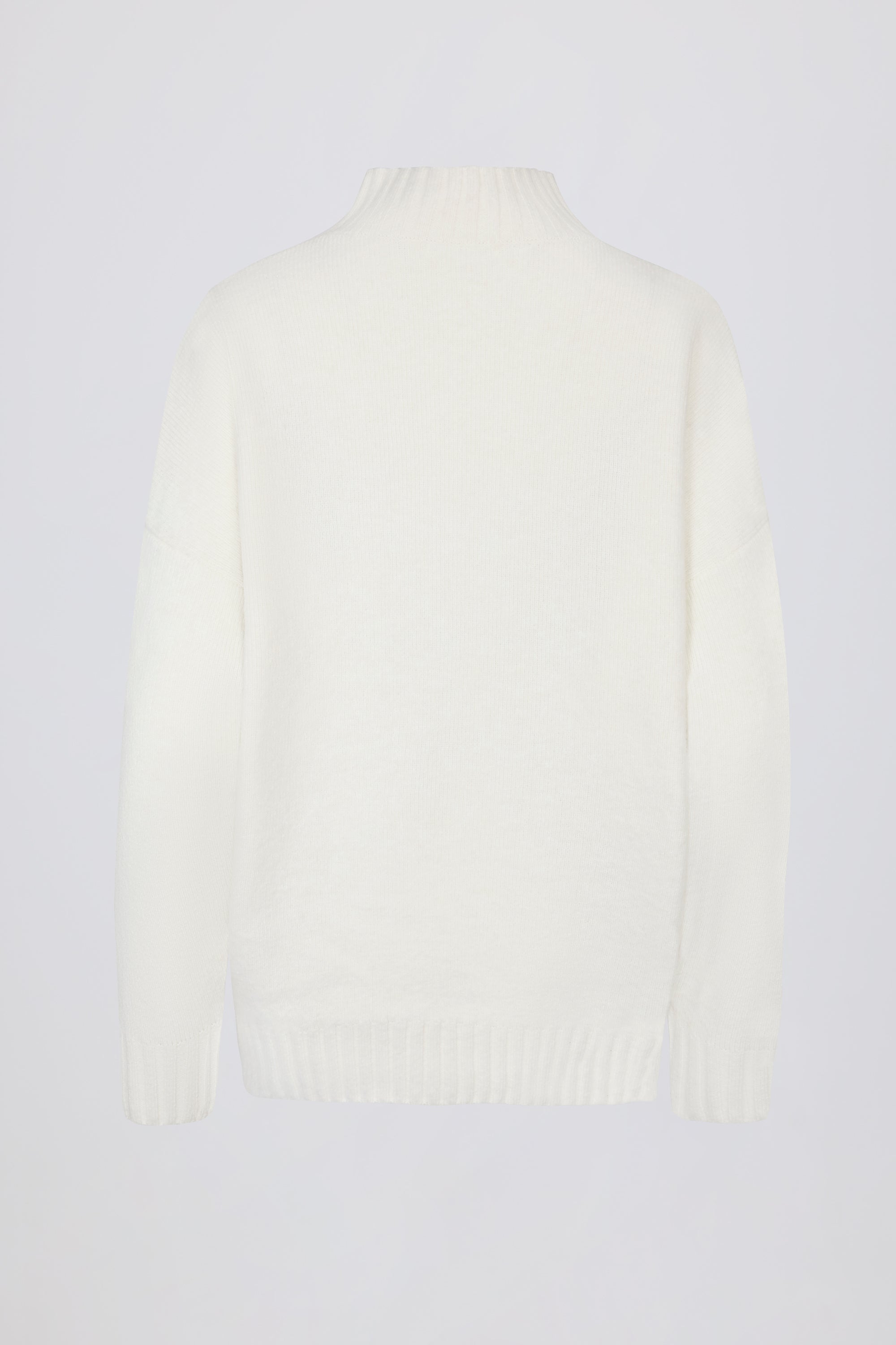Soft Knit Oversized Jumper in Coconut