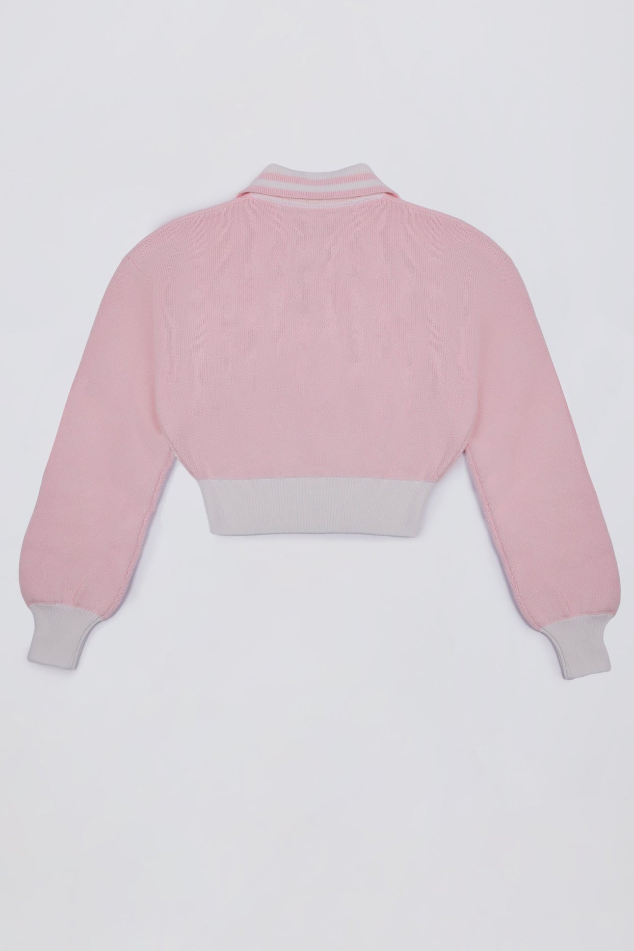 Oversized Knit Jumper in Powder Pink