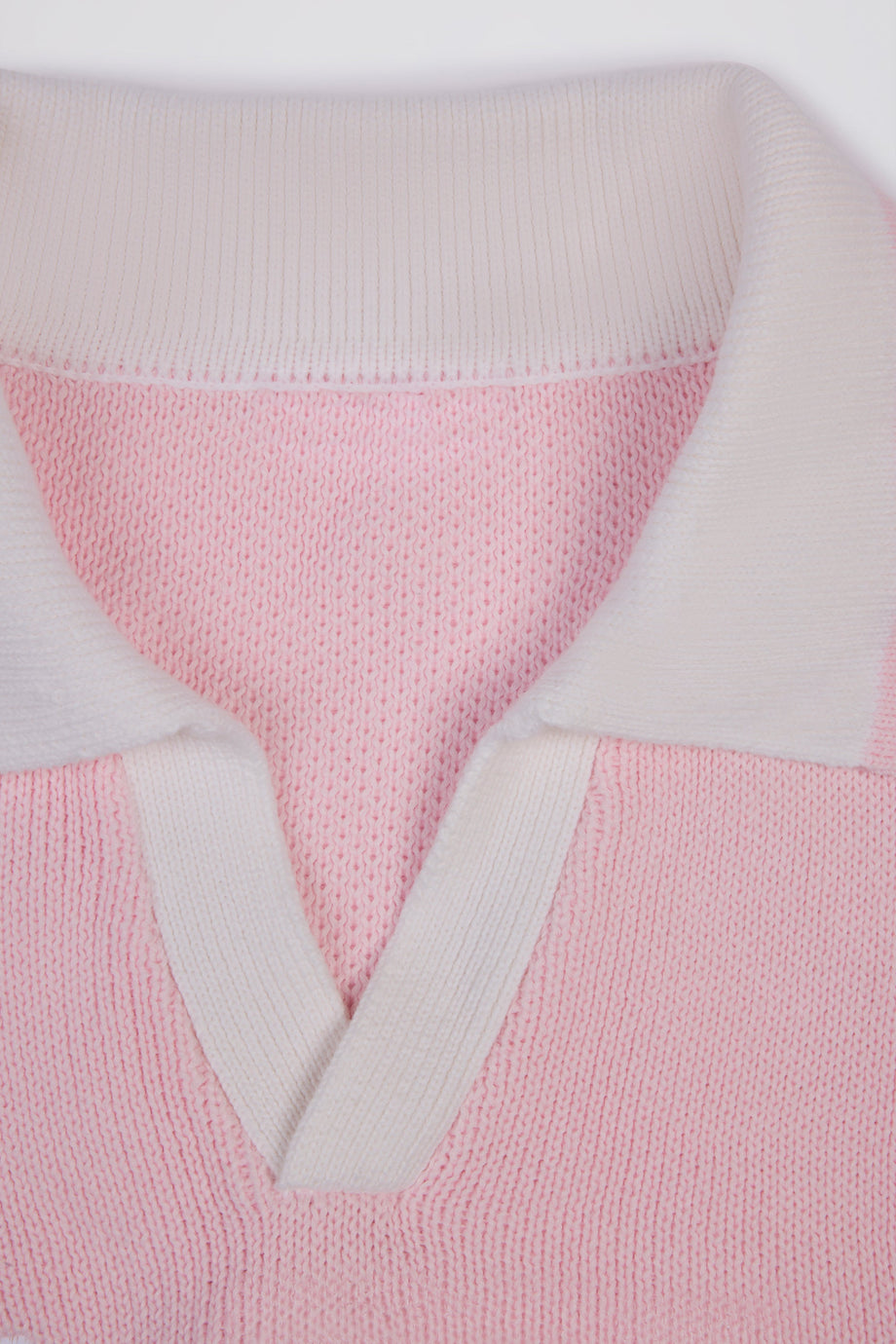 Oversized Knit Jumper in Powder Pink