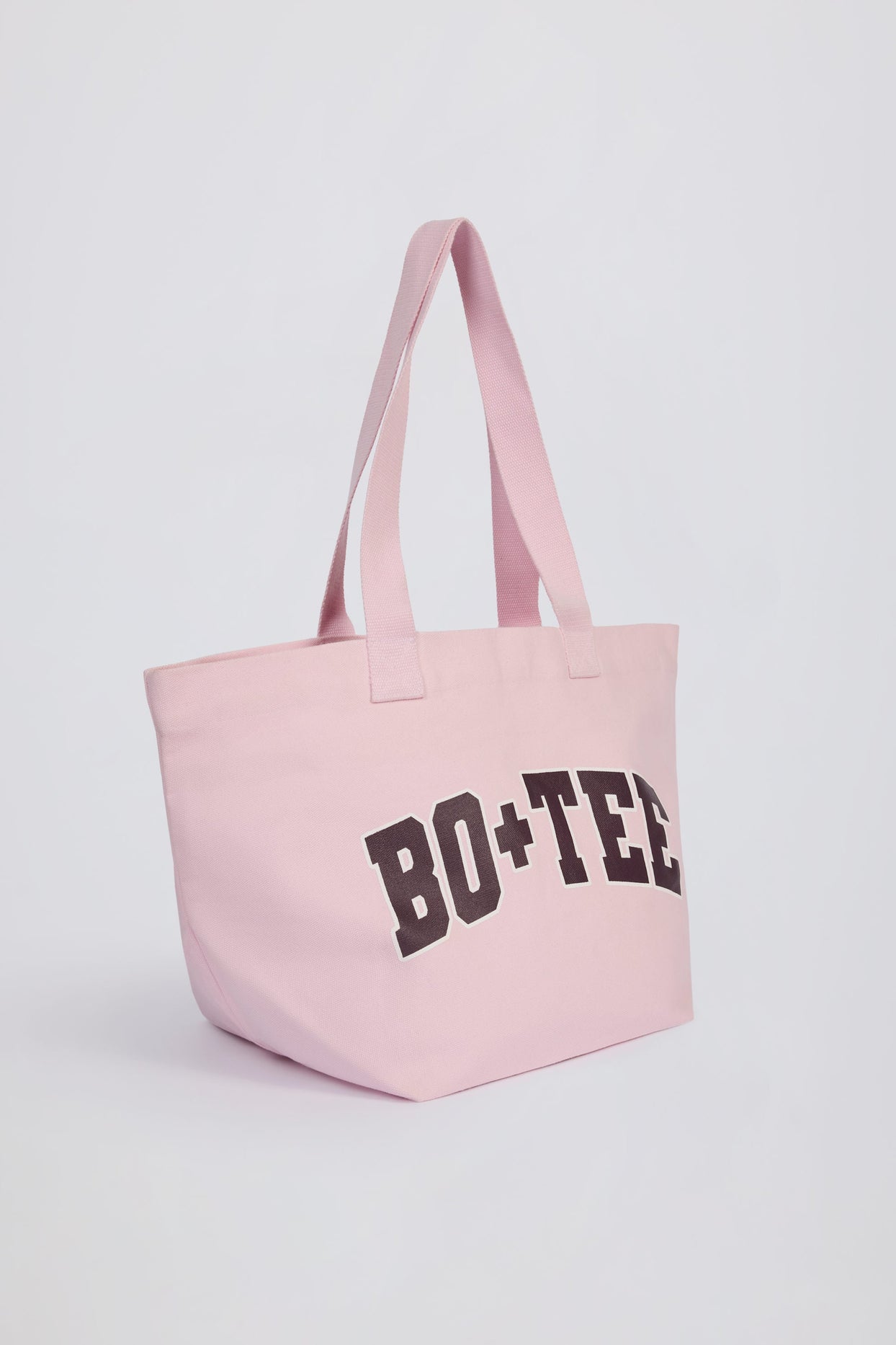 Oversized Tote Bag in Powder Pink