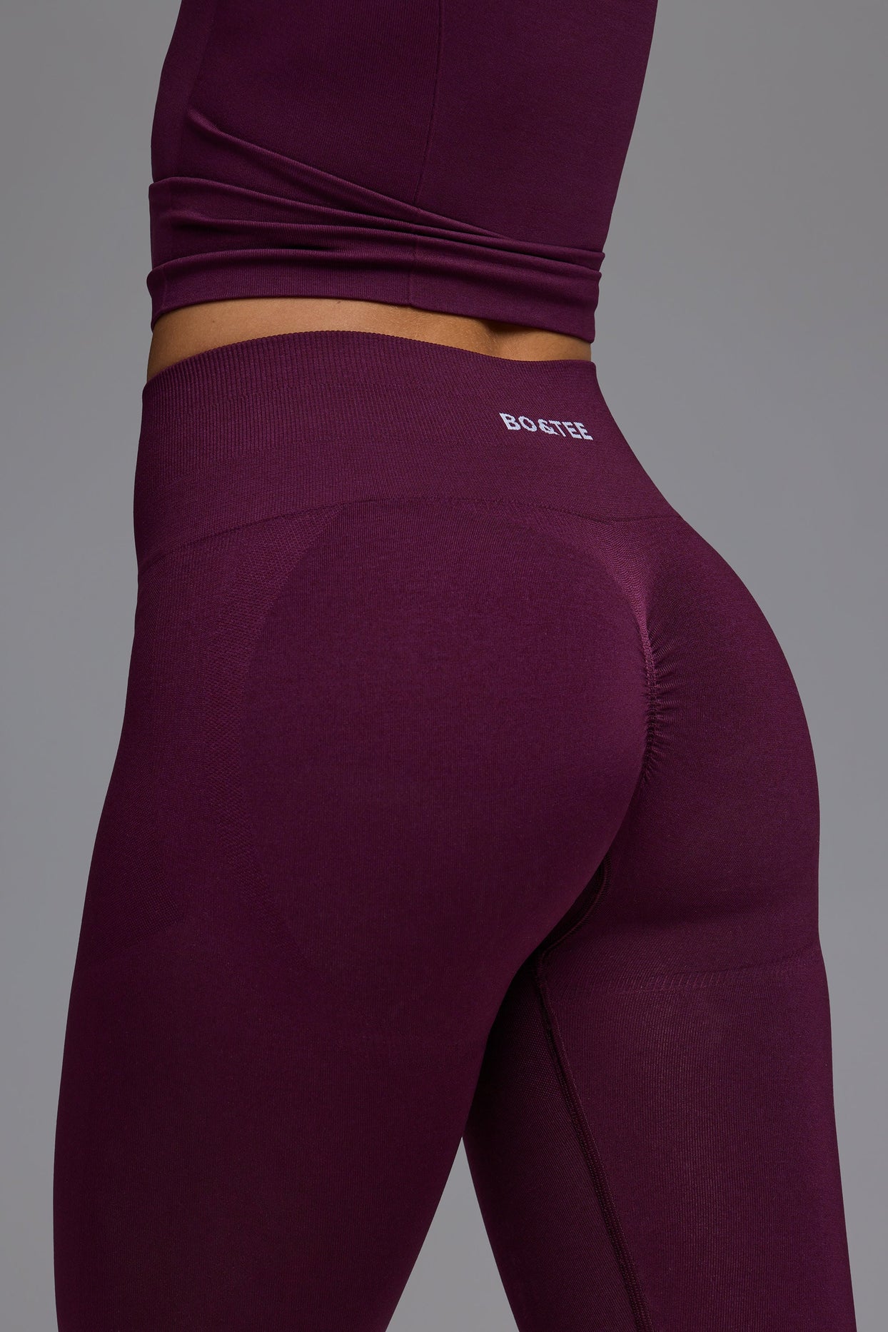 Petite Define Luxe High-Waist Leggings in Grape