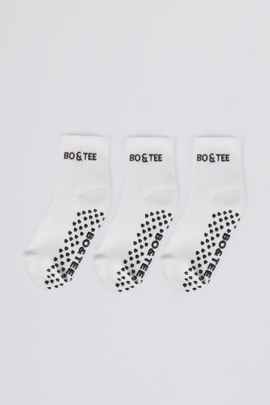 Pilates Sock Bundle in White