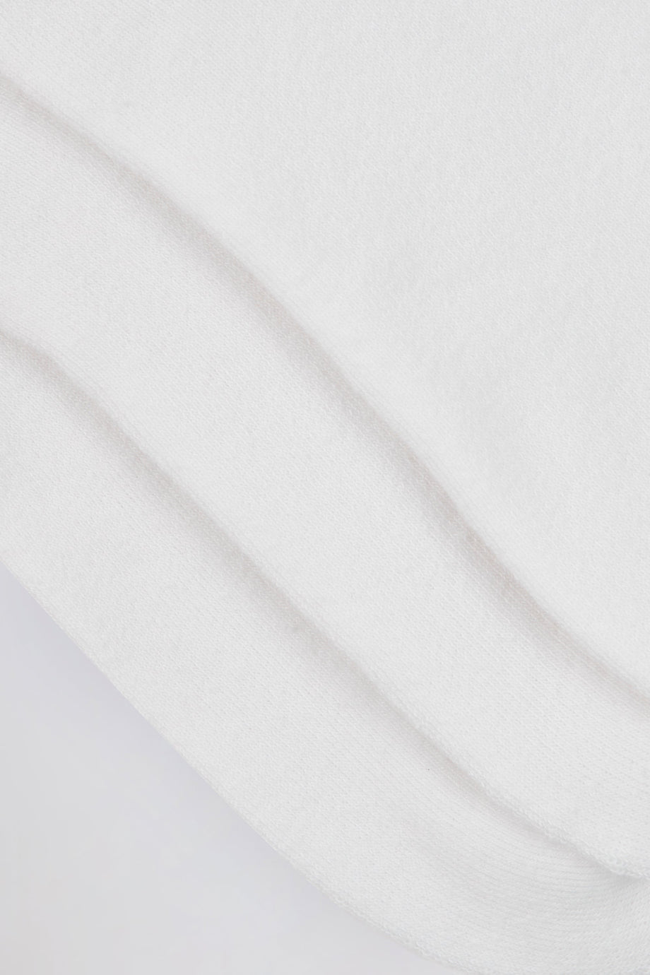 Ribbed Crew Sock Bundle in White