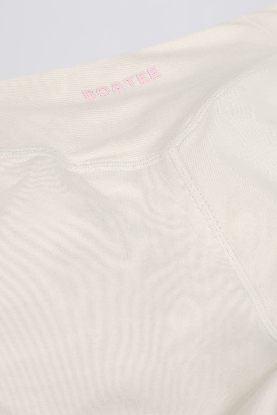 Ruched Mini Shorts in Ivory Marl