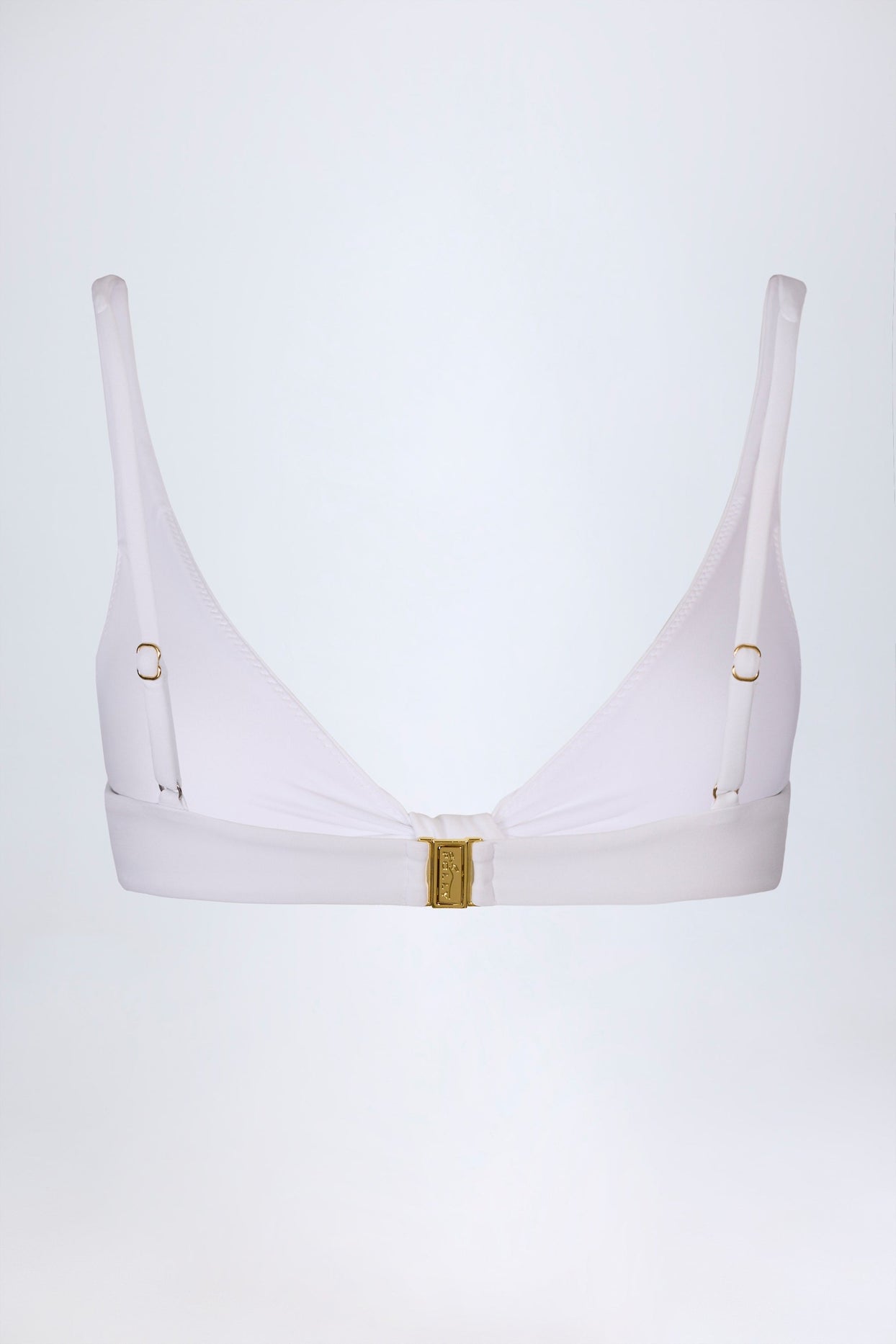 Knot-Detail Bikini Top in White