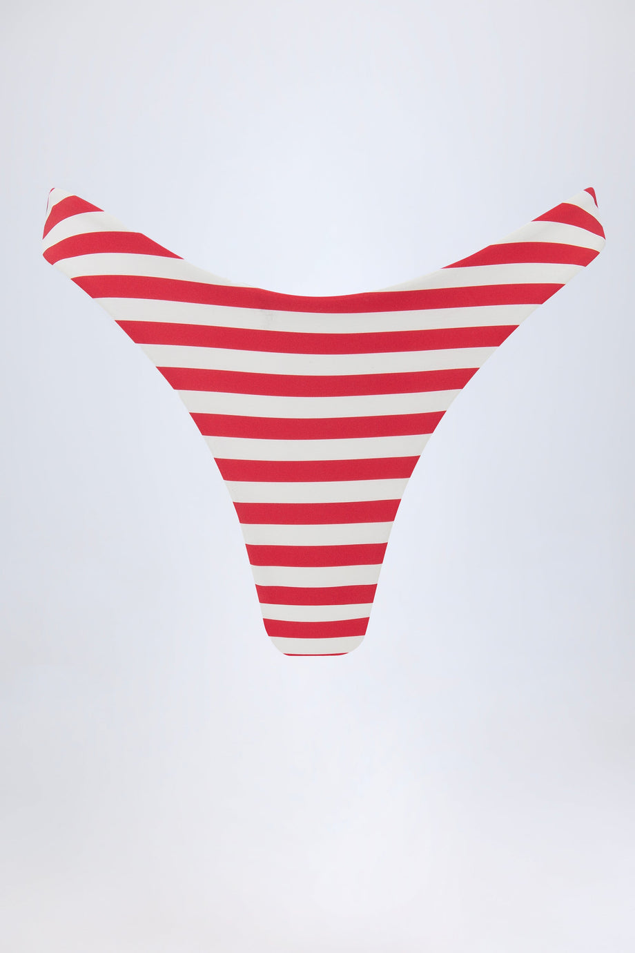 Cheeky Bikini Bottoms in Cherry Red Stripe