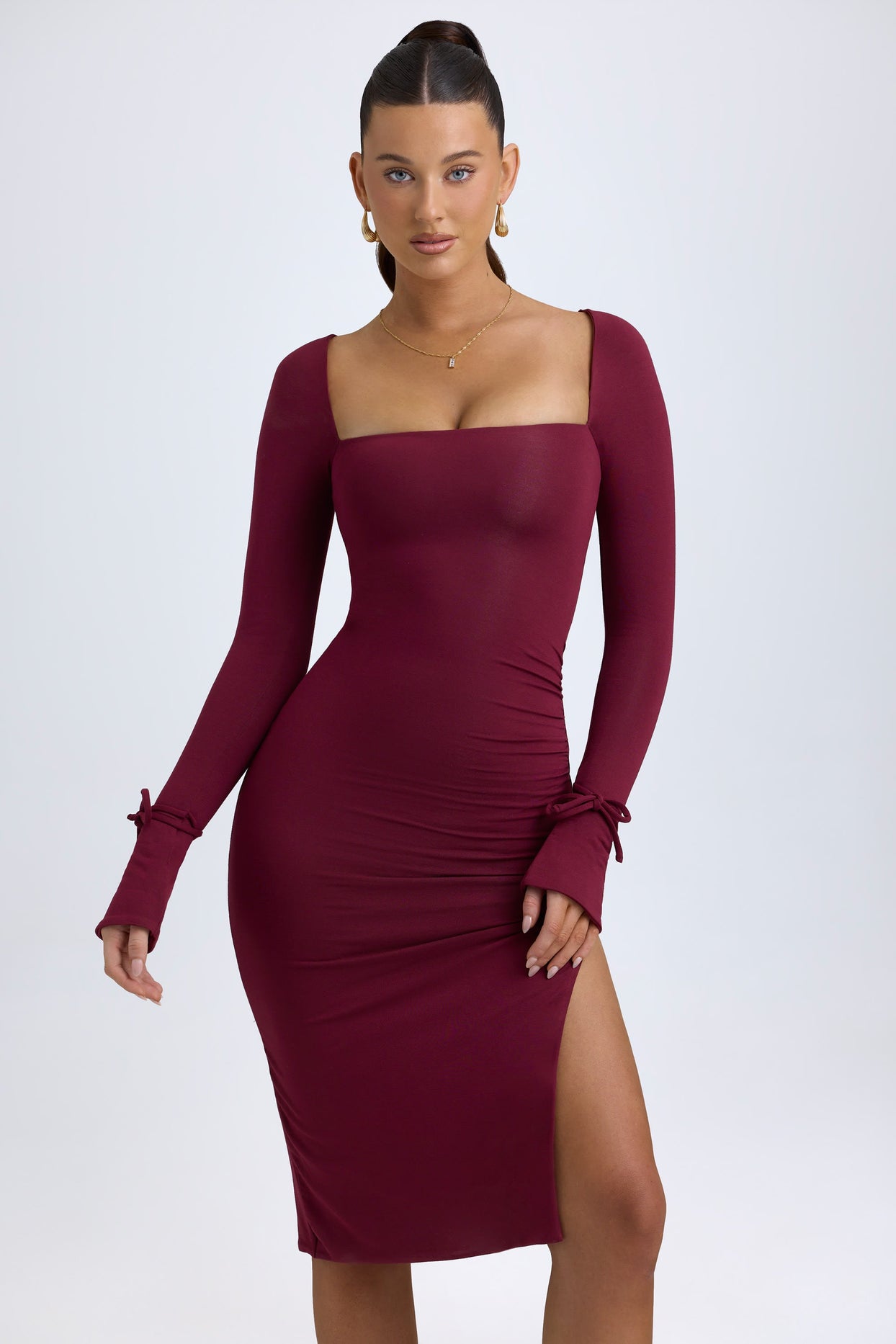 bodycon dress with frill at bottom Black 3D Ruffle Hem Dress - Bodycon Mini Dress - Ruffled Dress