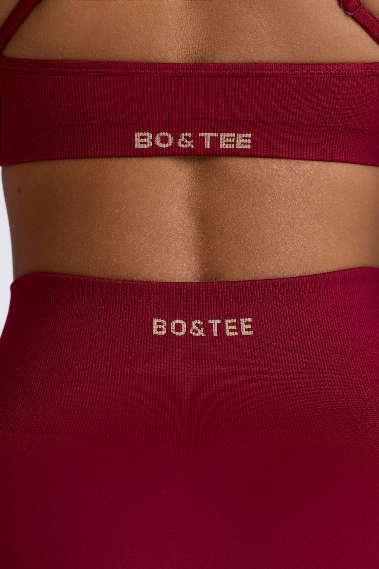 Super Sculpt Seamless High-Waist Leggings in Burgundy