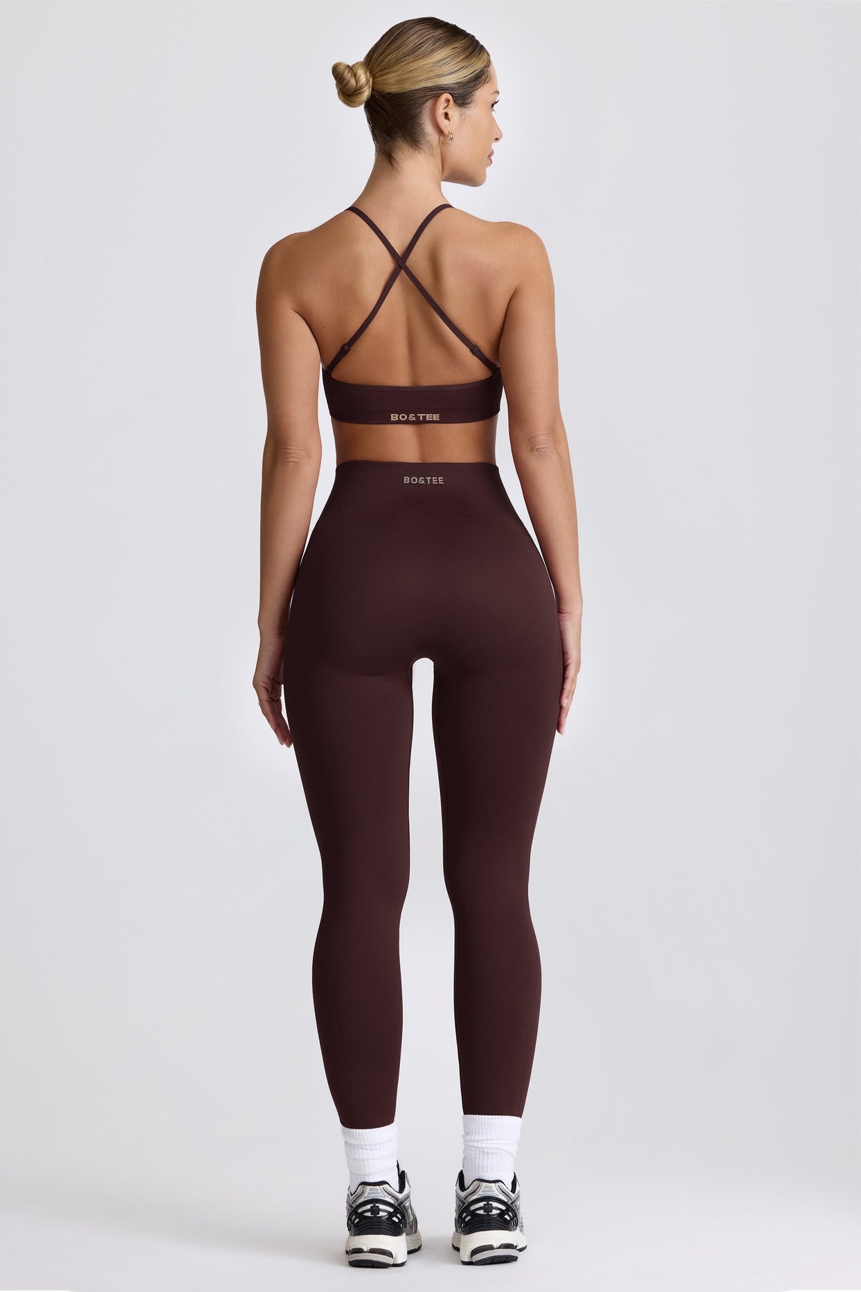 Super Sculpt Seamless High-Waist Leggings in Chocolate