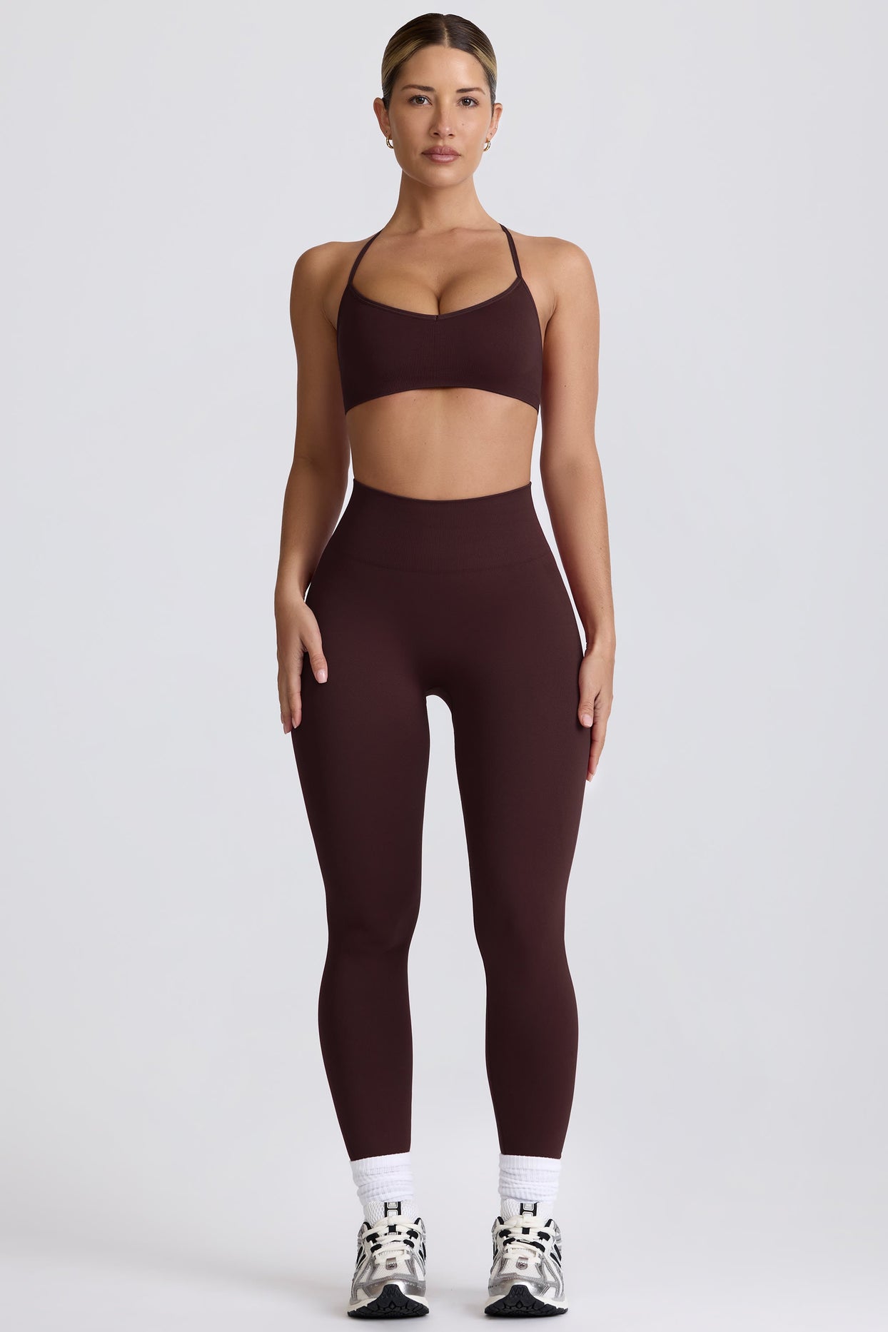 Super Sculpt Seamless High-Waist Leggings in Chocolate