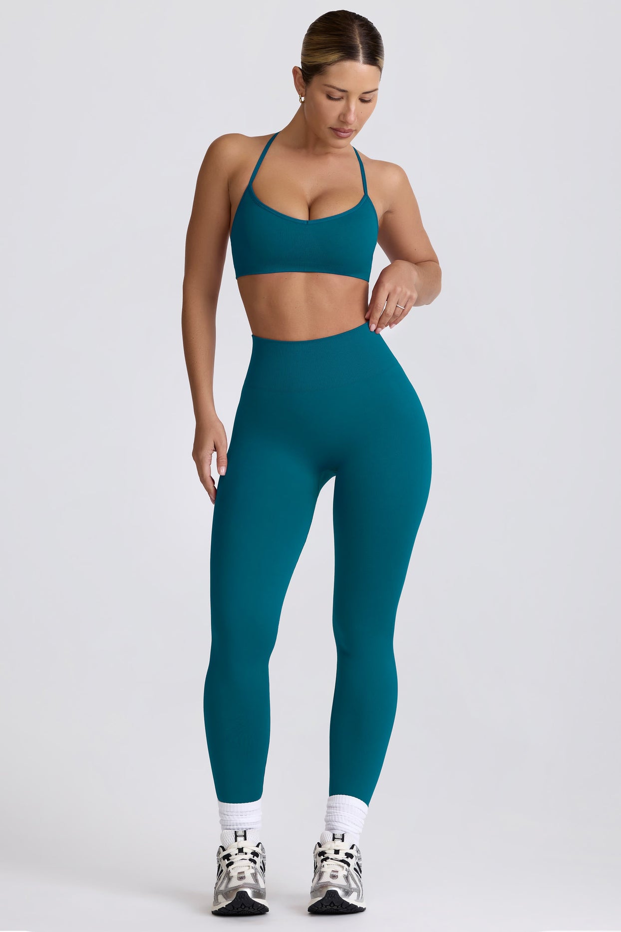 Super Sculpt Seamless High-Waist Leggings in Teal