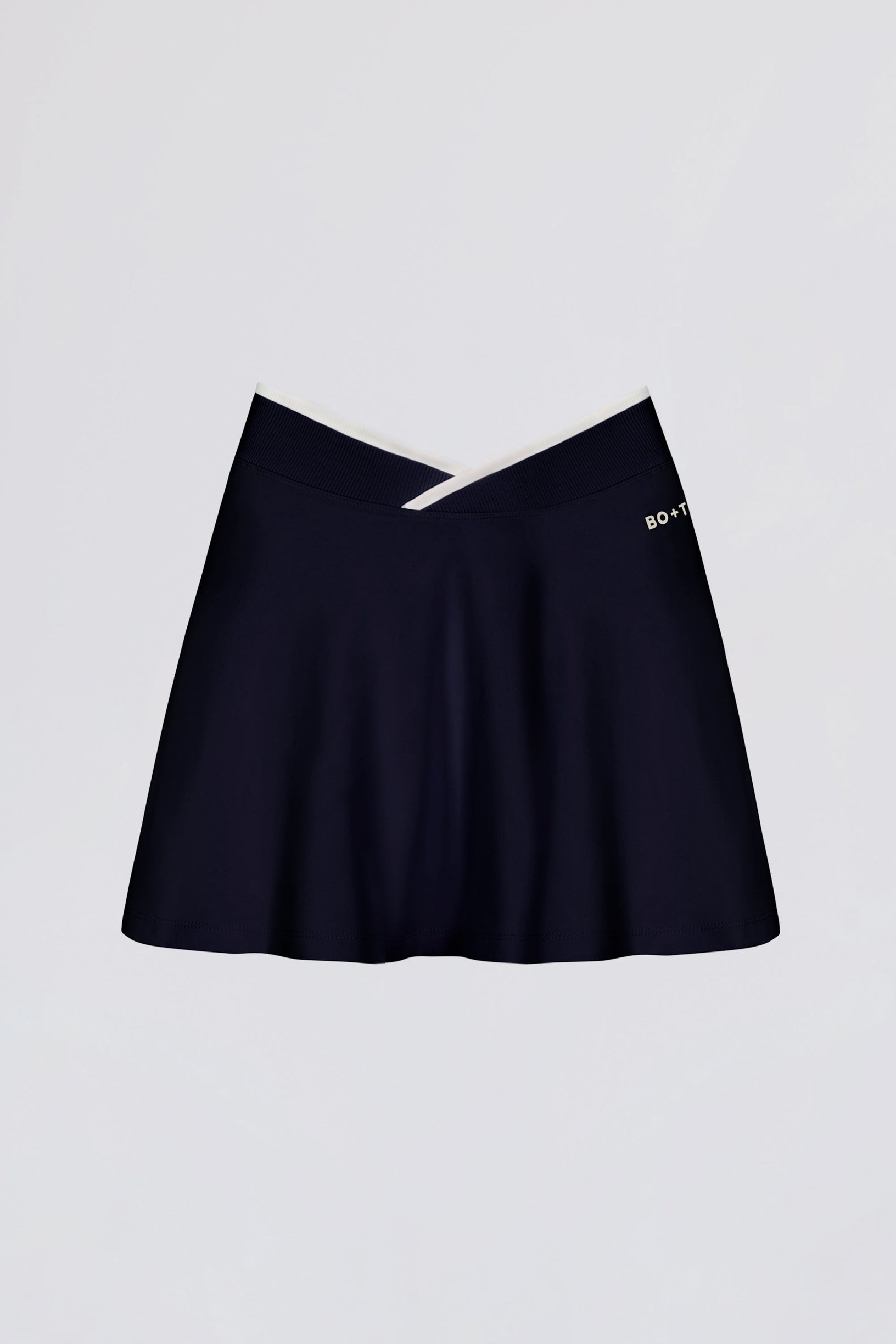 Soft Active Crossover Mini Skort in Midnight - 1