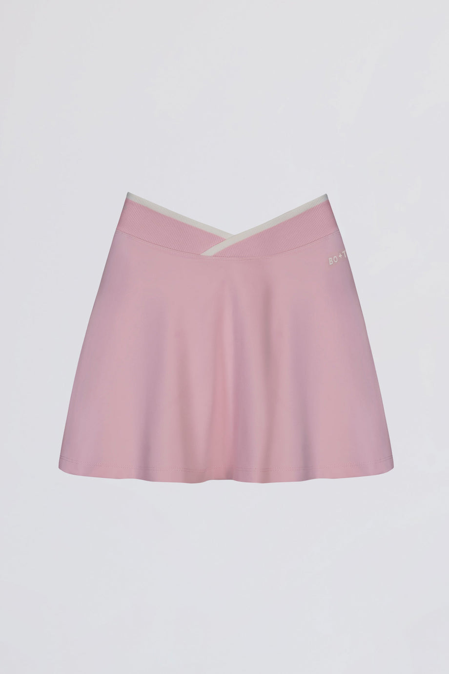 Soft Active Crossover Mini Skort in Powder Pink