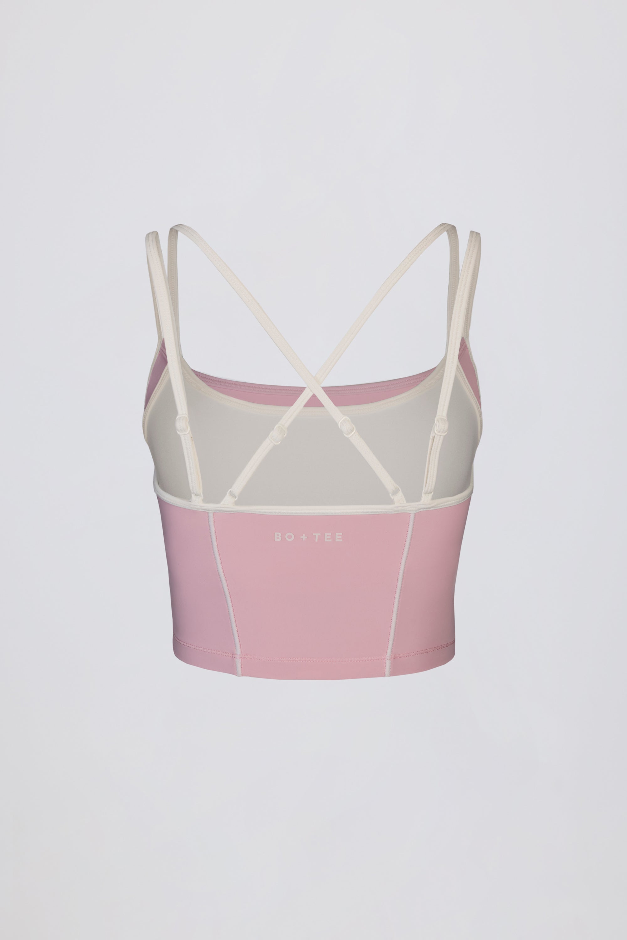 Soft Active Layered Tank Top in Powder Pink