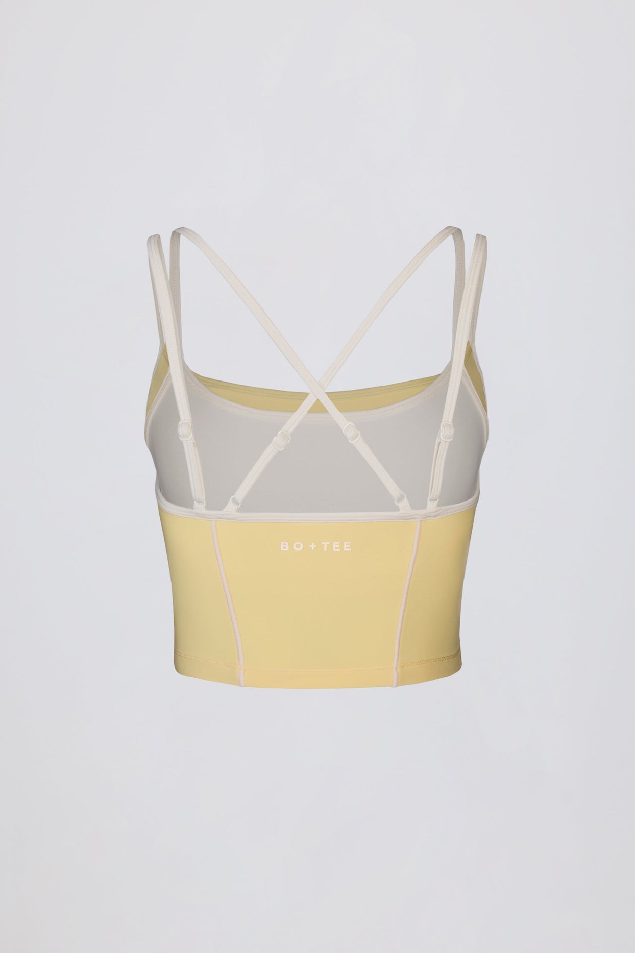 Soft Active Layered Tank Top in Soft Yellow