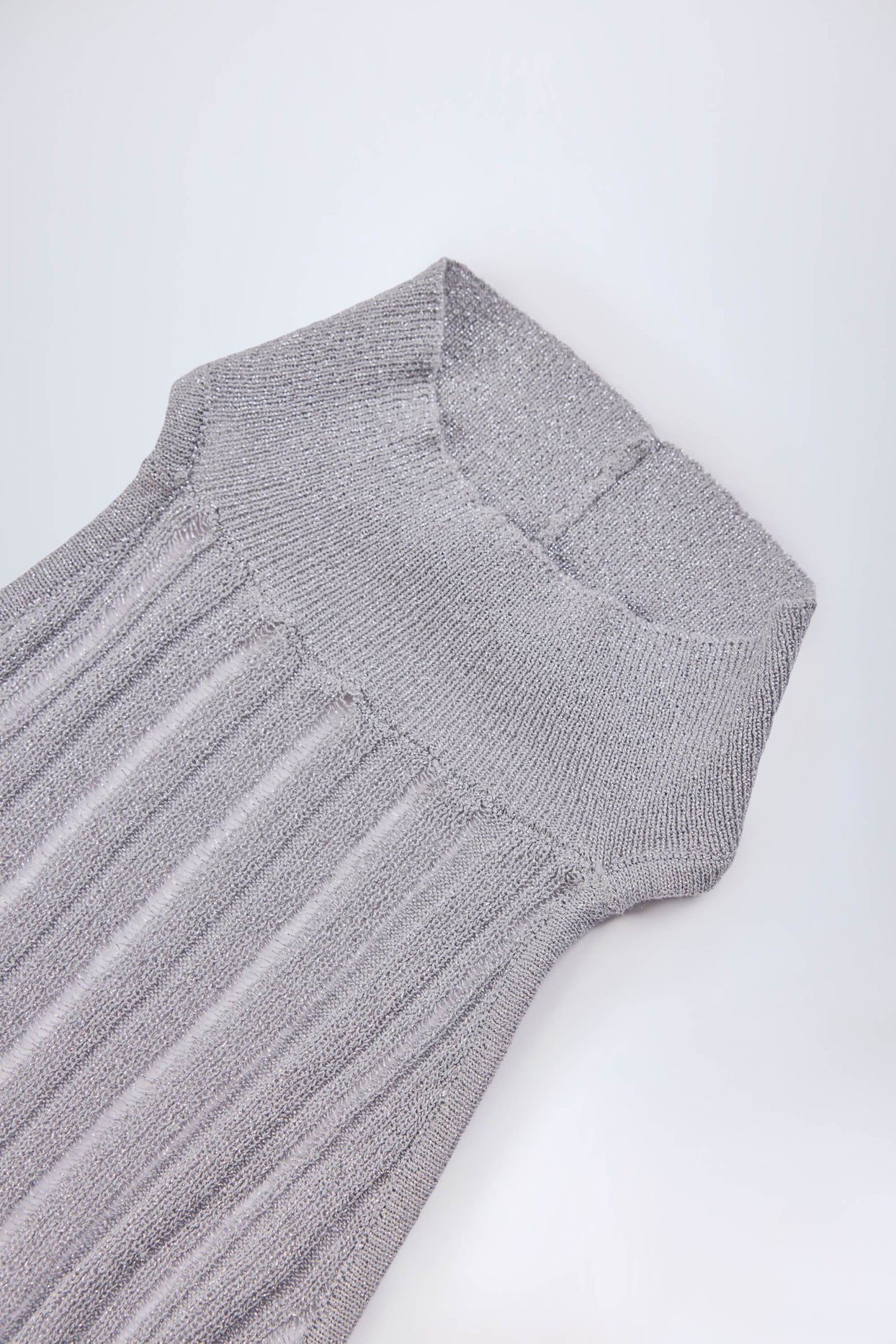 Backless Halterneck Maxi Dress in Silver