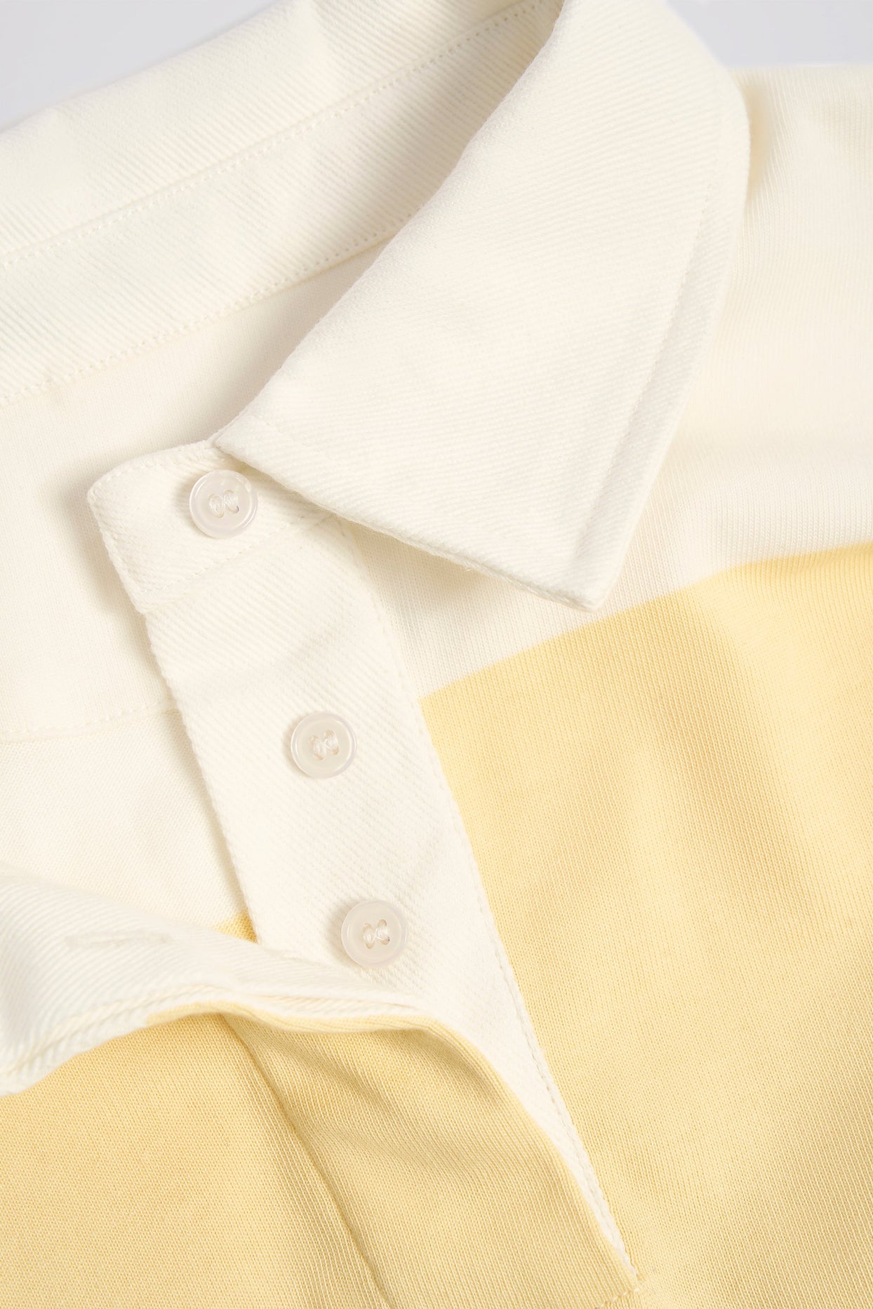 Striped Oversized Long-Sleeve T-Shirt in Lemon