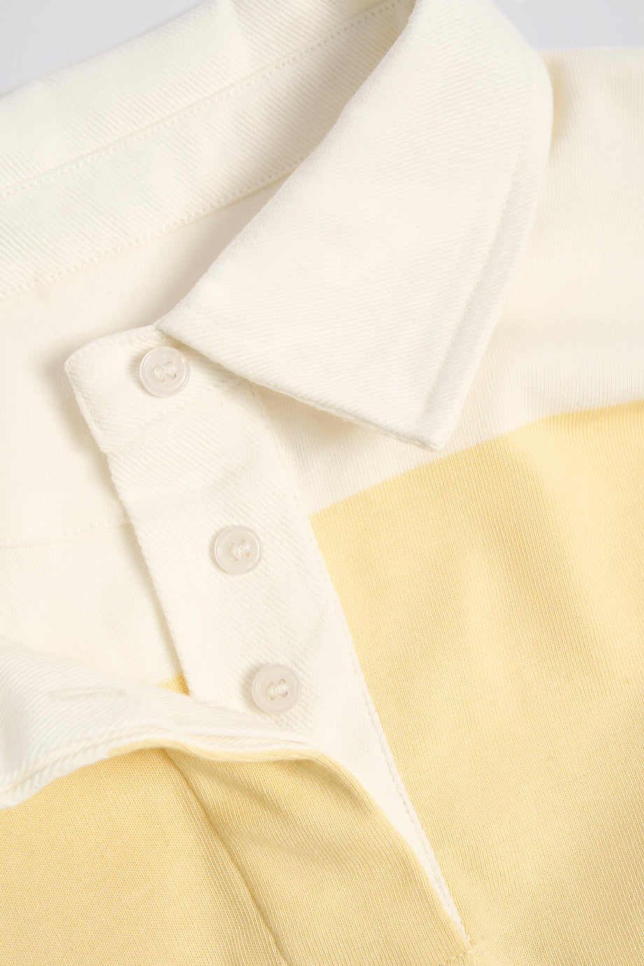 Striped Oversized Long-Sleeve T-Shirt in Lemon