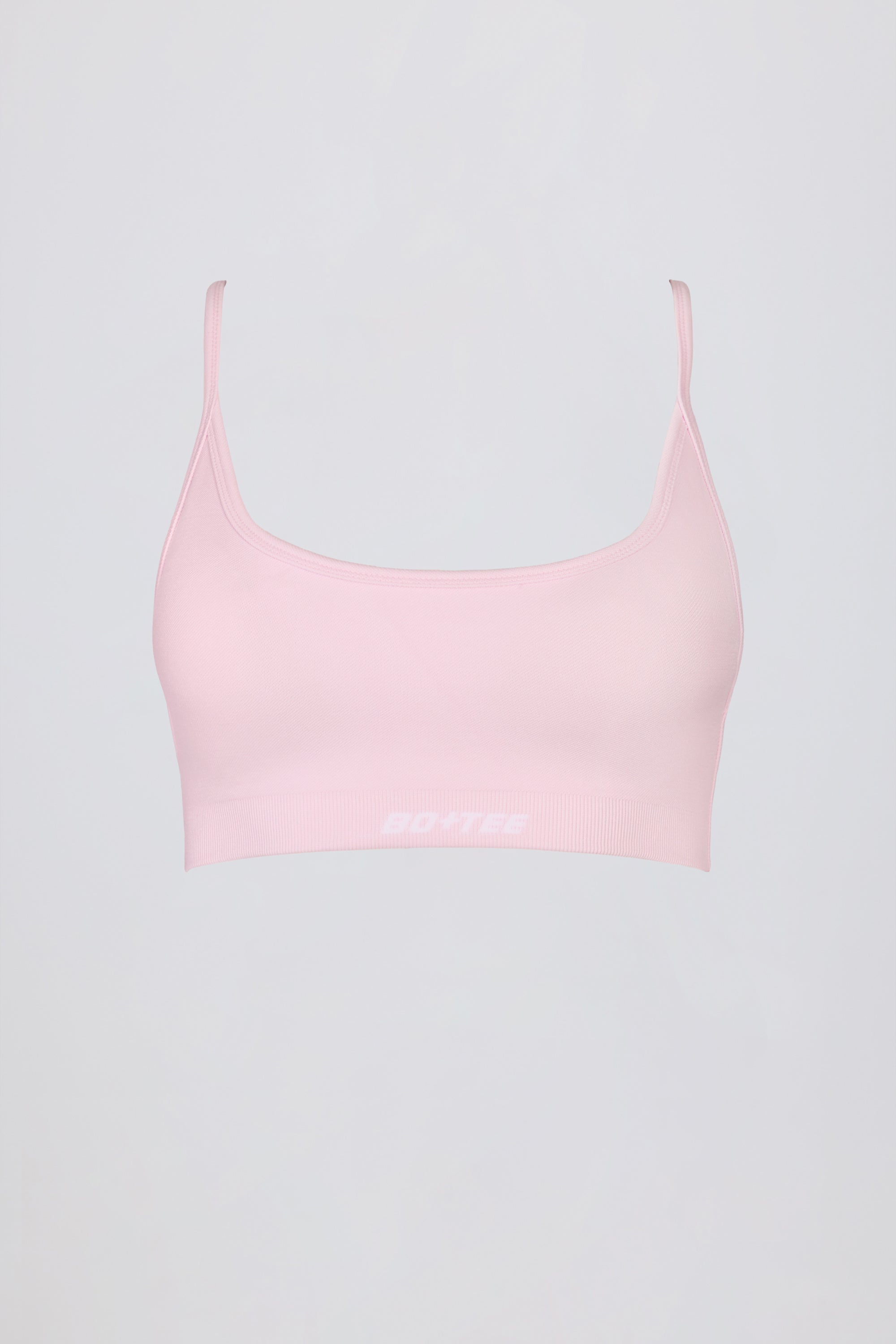 Super Sculpt Seamless Backless Sports Bra in Powder Pink - 1
