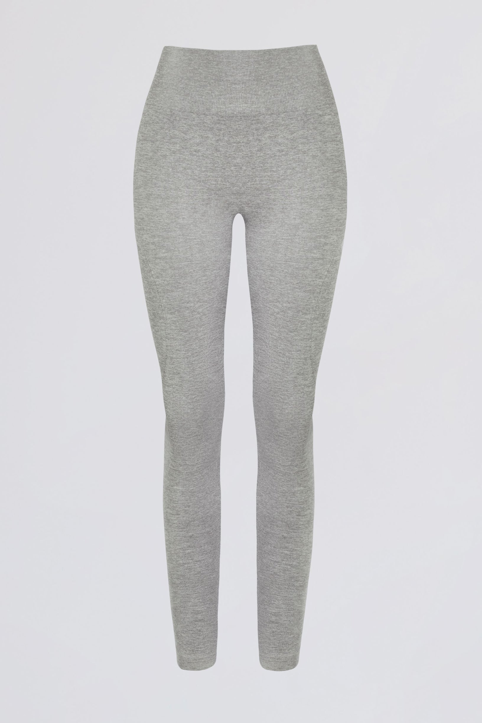 Super Sculpt Seamless High-Waist Leggings in Grey Marl - 1