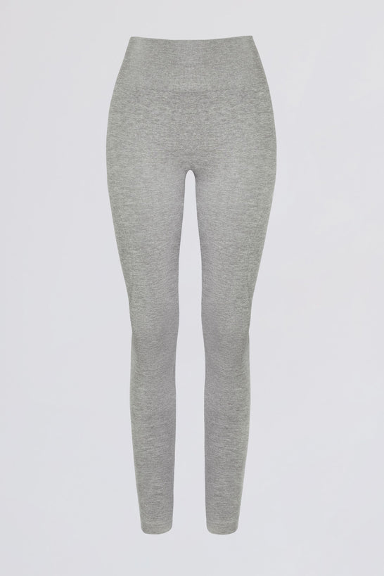 Super Sculpt Seamless High-Waist Leggings in Grey Marl