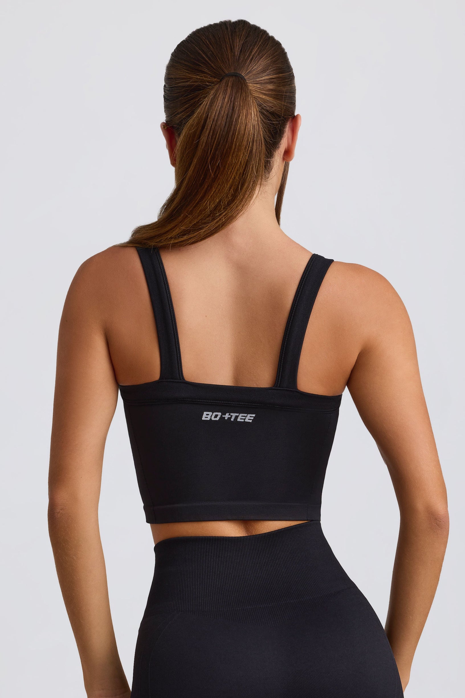 Super Sculpt Seamless Longline Camisole Top in Black - 2