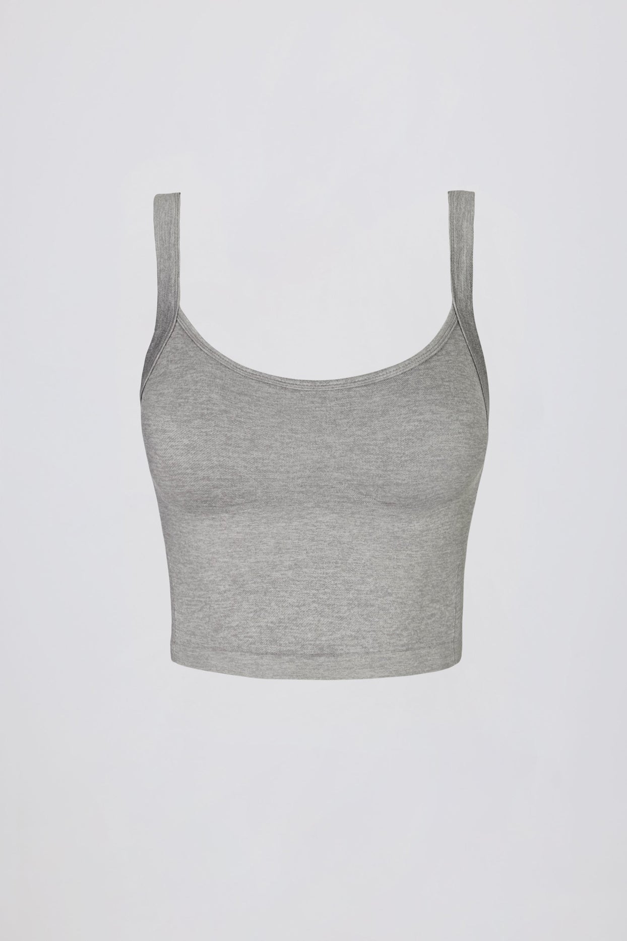 Super Sculpt Seamless Longline Camisole Top in Grey Marl
