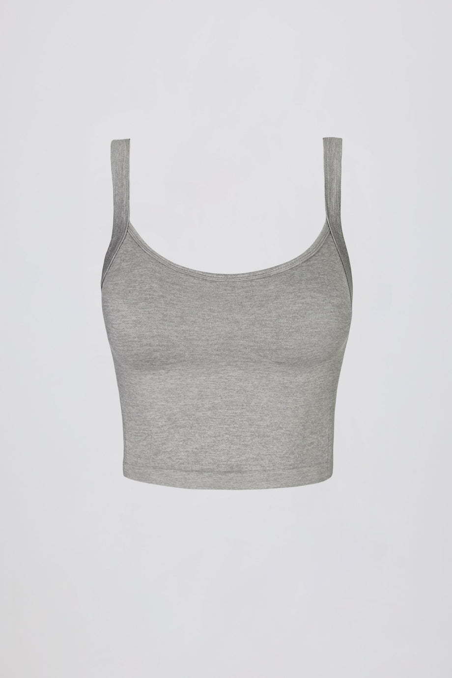 Super Sculpt Seamless Longline Camisole Top in Grey Marl