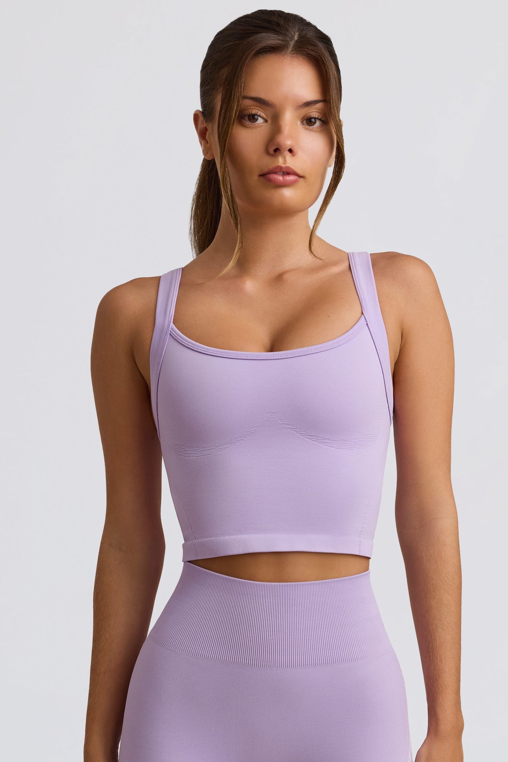 Super Sculpt Seamless Longline Camisole Top in Lavender - 1
