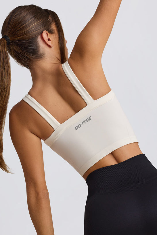 Super Sculpt Seamless Longline Camisole Top in White