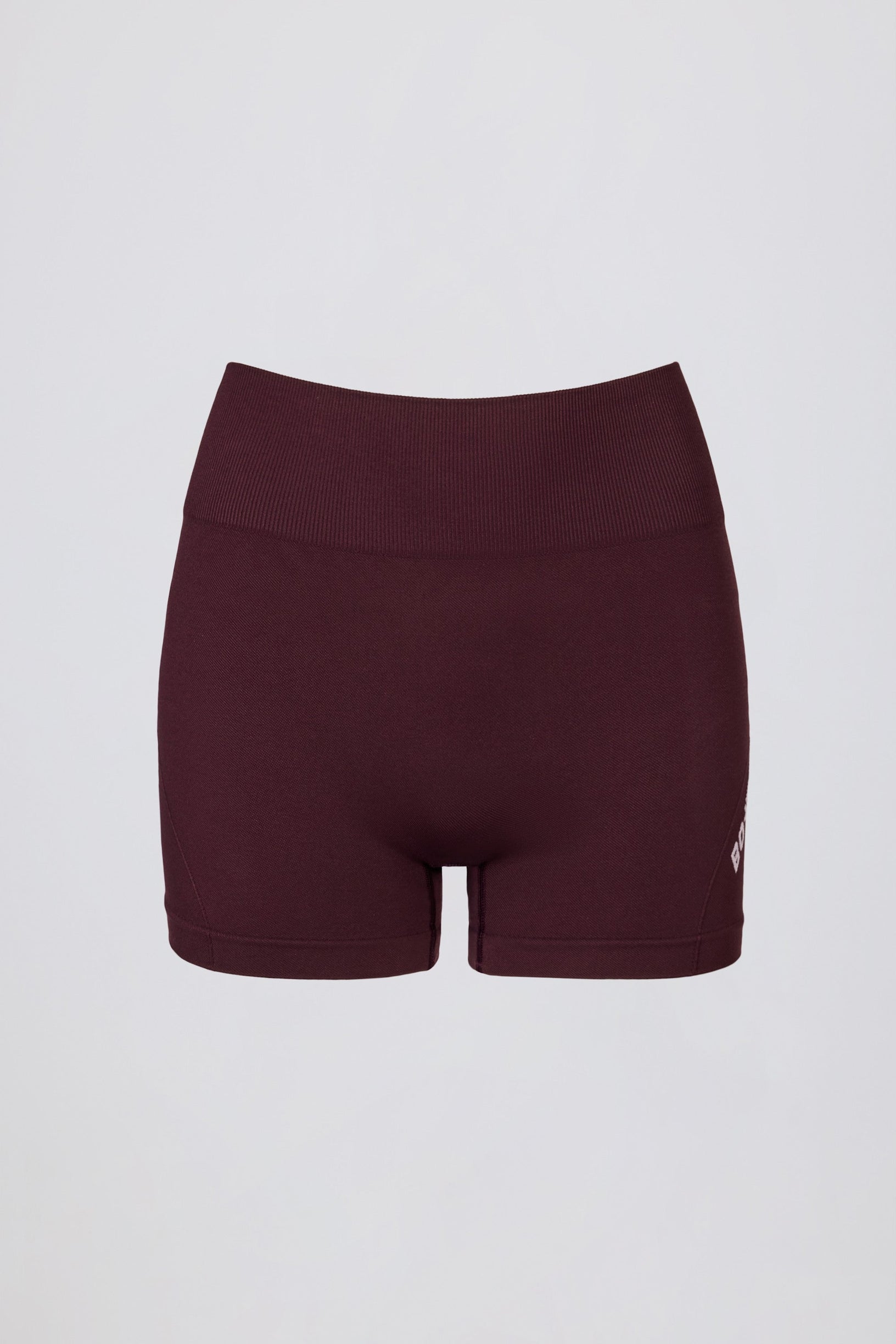 Super Sculpt Seamless Mini Shorts in Burgundy - 1