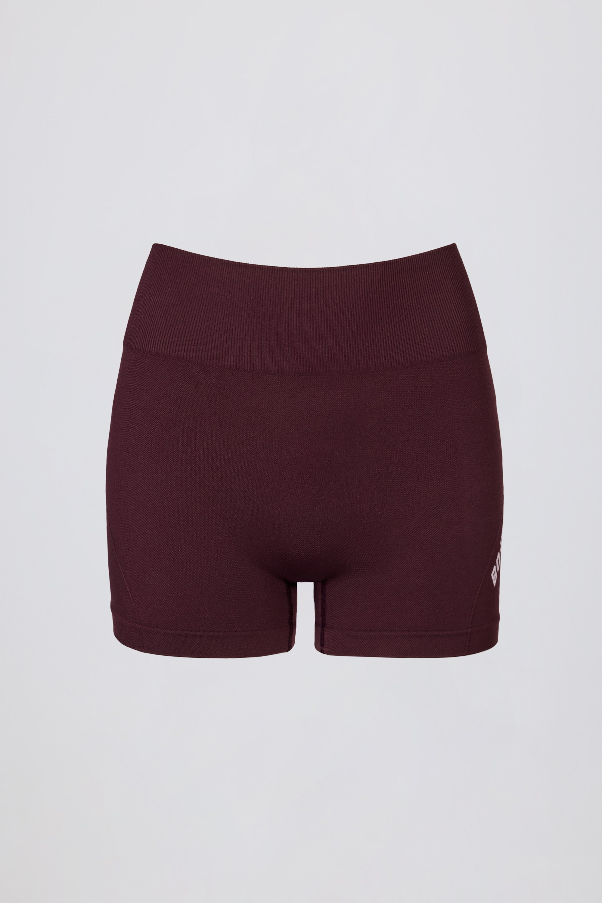 Super Sculpt Seamless Mini Shorts in Burgundy - 1