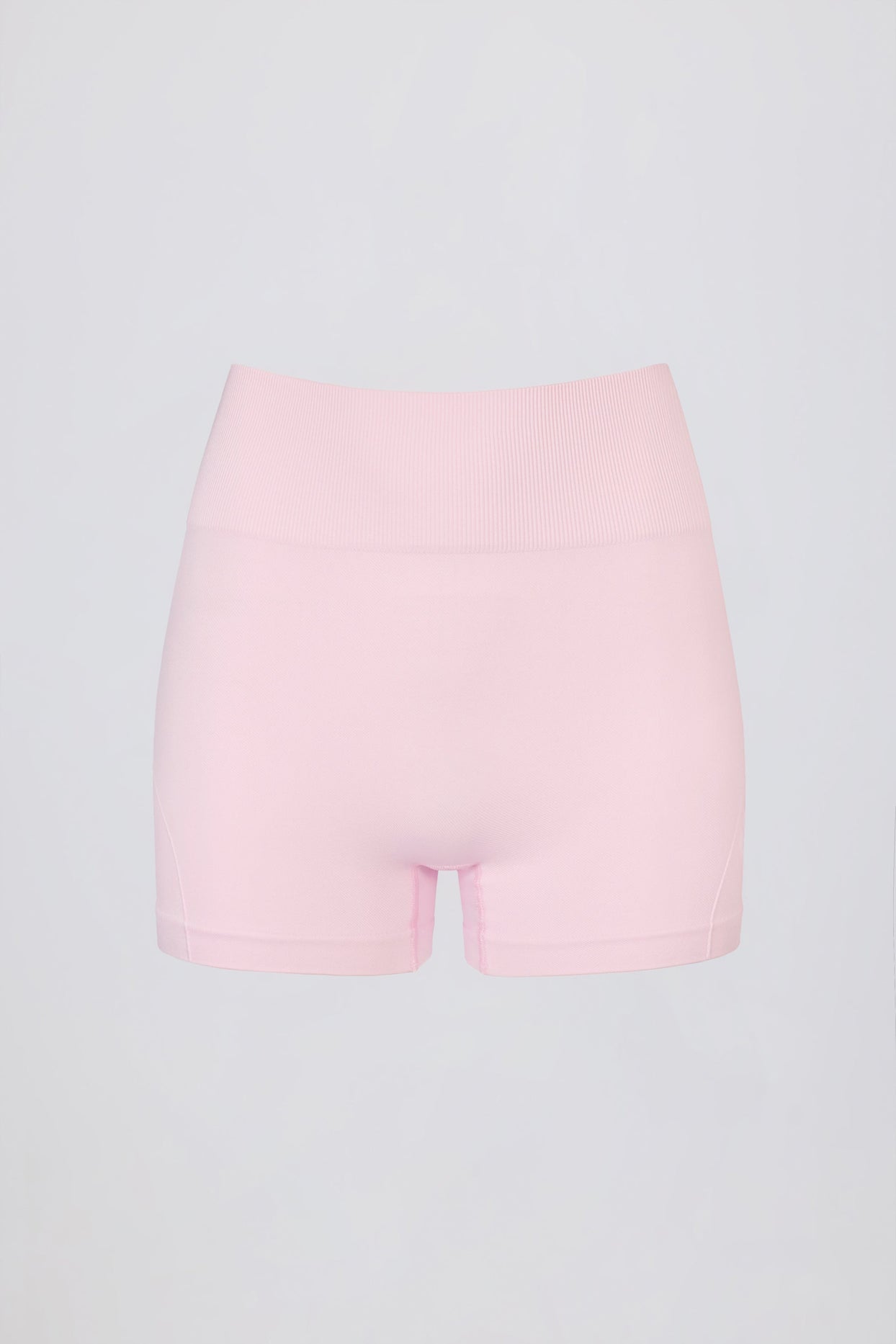 Super Sculpt Seamless Mini Shorts in Powder Pink