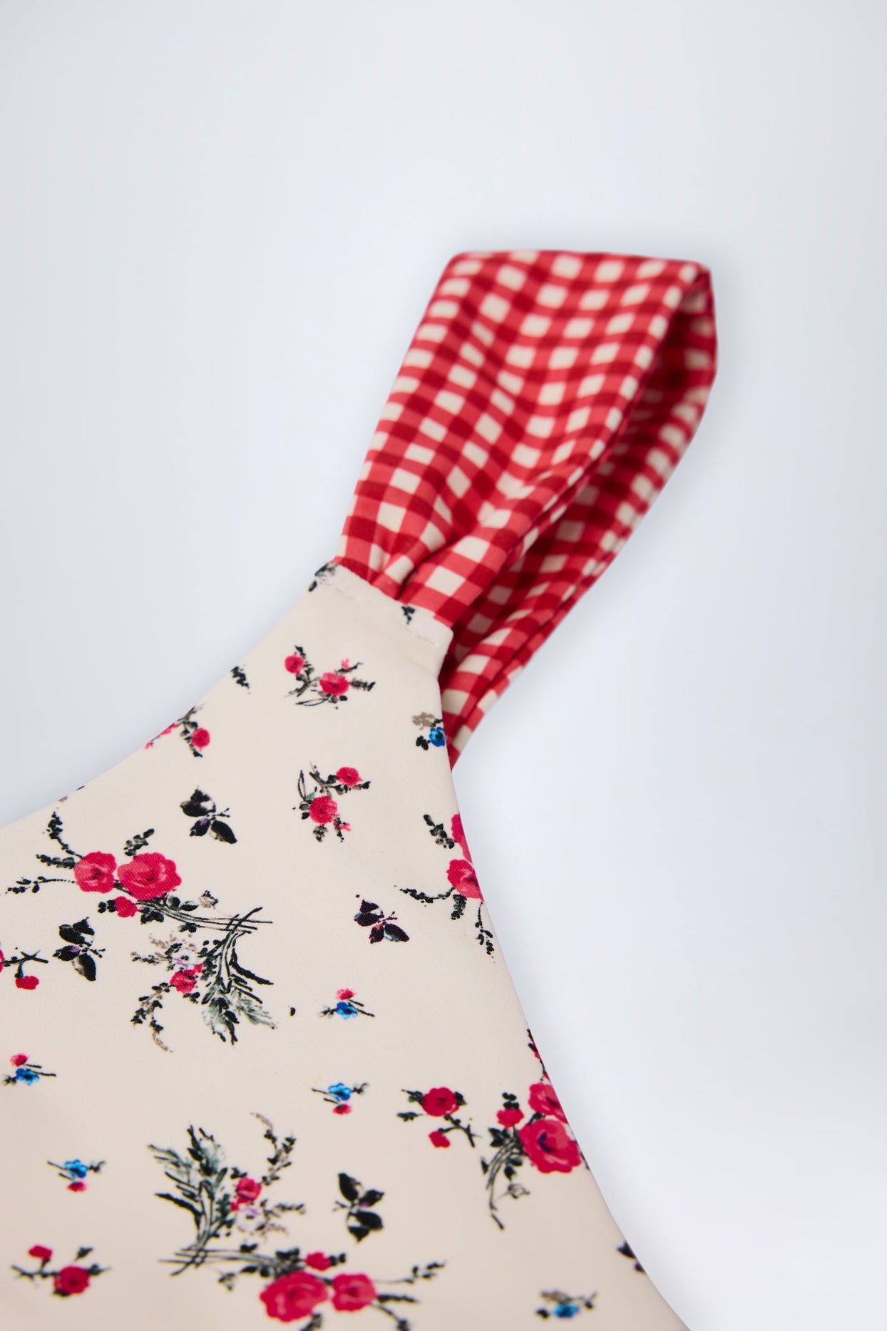 Cheeky Bikini Bottoms in Red Floral Print