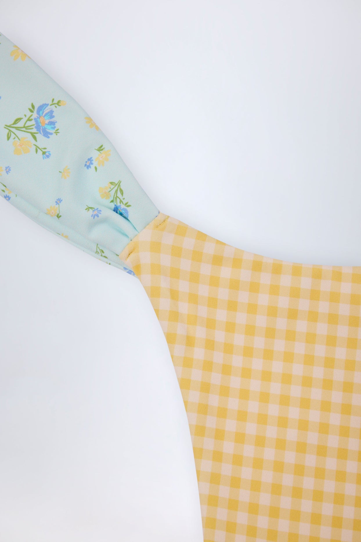 Cheeky Bikini Bottoms in Yellow Gingham