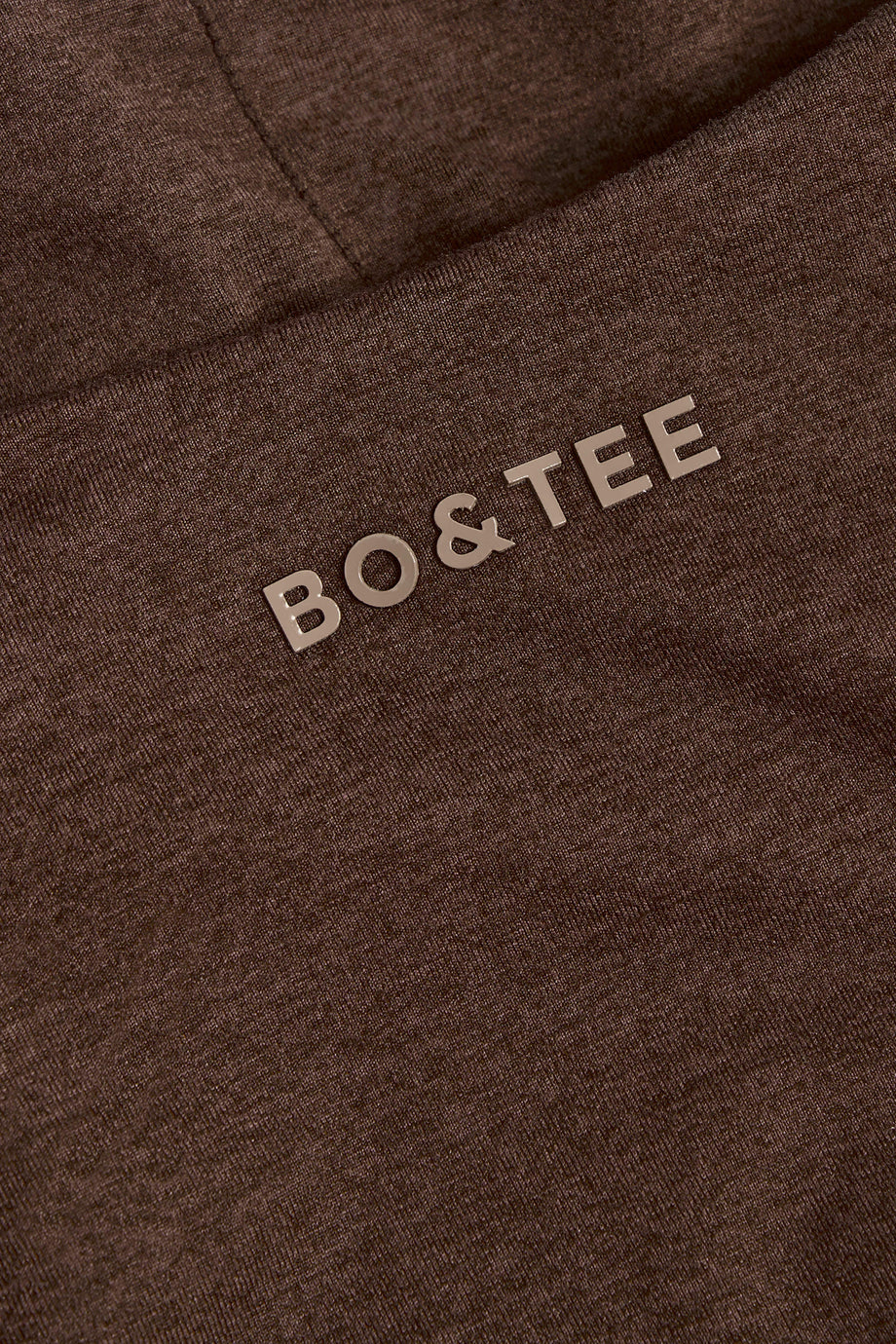 Wrap Halterneck Tank Top in Pecan Marl