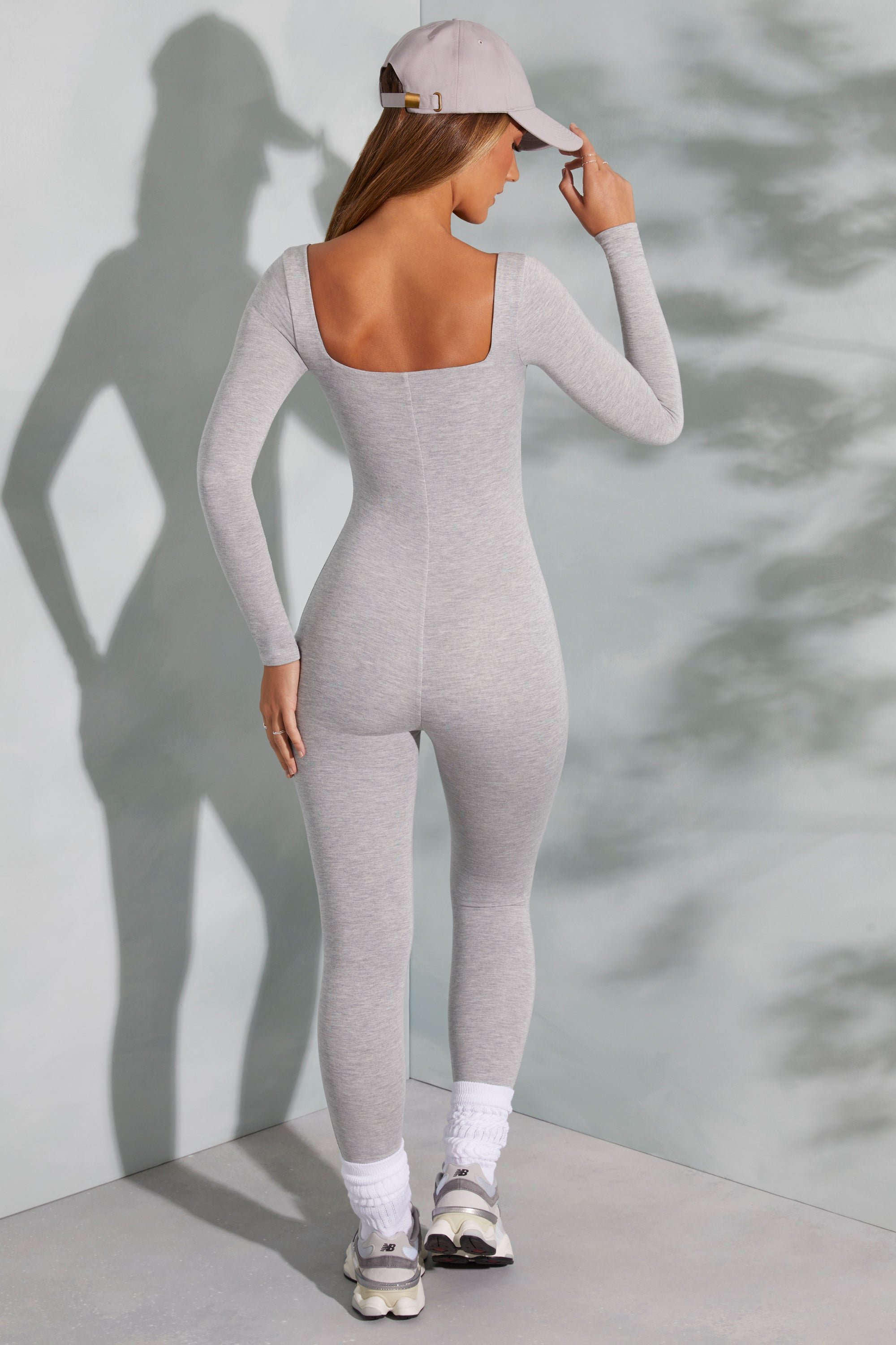 Oh polly grey jumpsuit deals