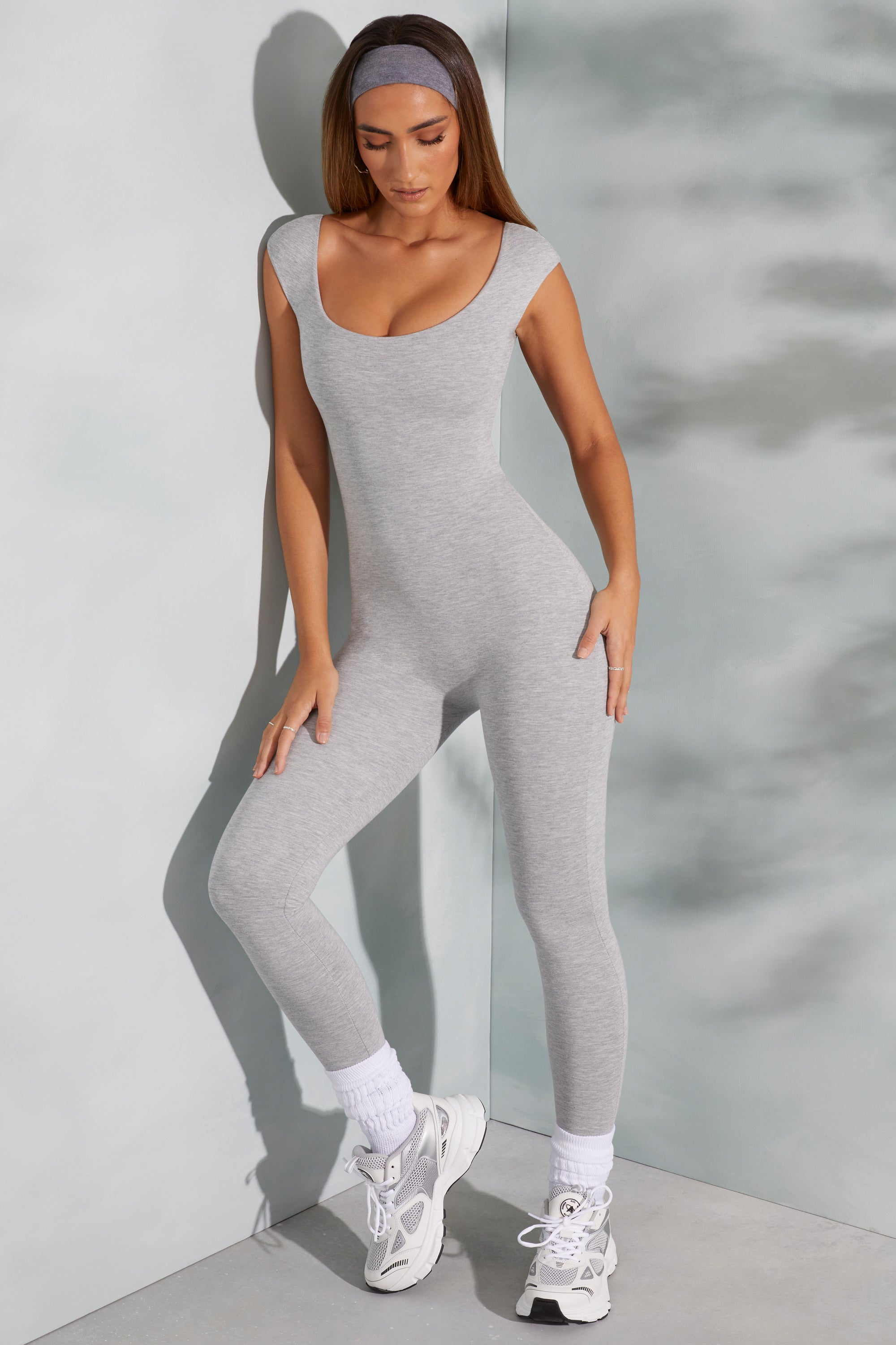 Grey petite jumpsuit 2025