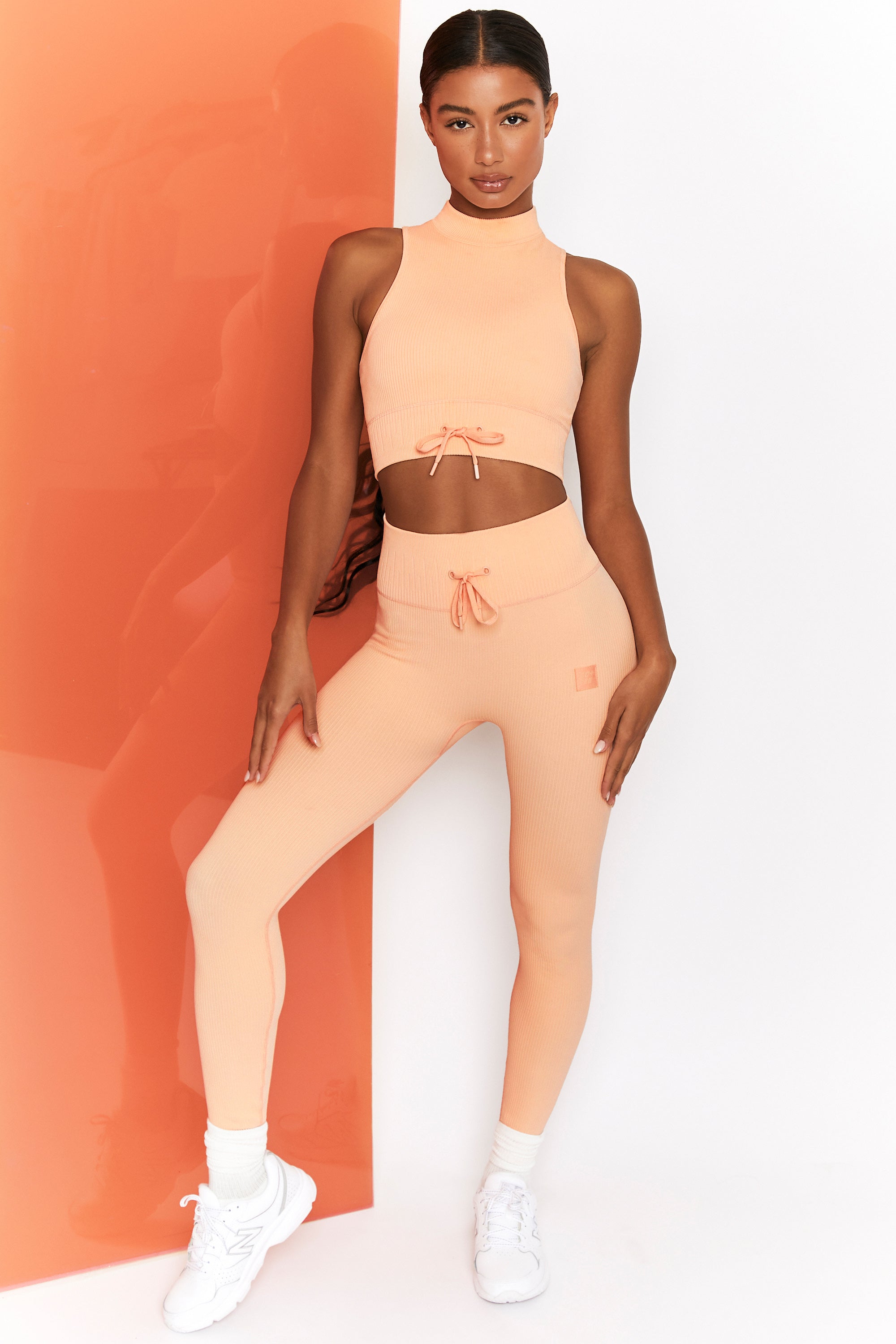Tie front workout top on sale